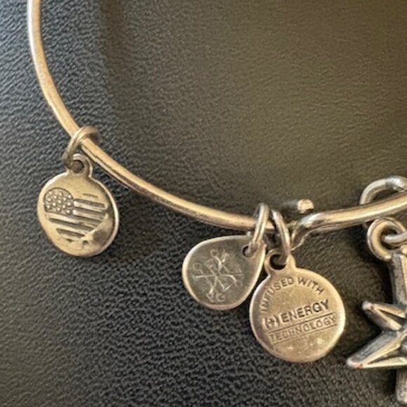Alex + Ani North Star Matte Silver Expandable Charm Bracelet Unisex Made in USA - Picture 4 of 4